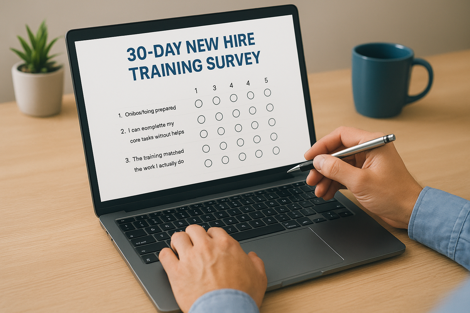 5. 30-day new hire training survey questions