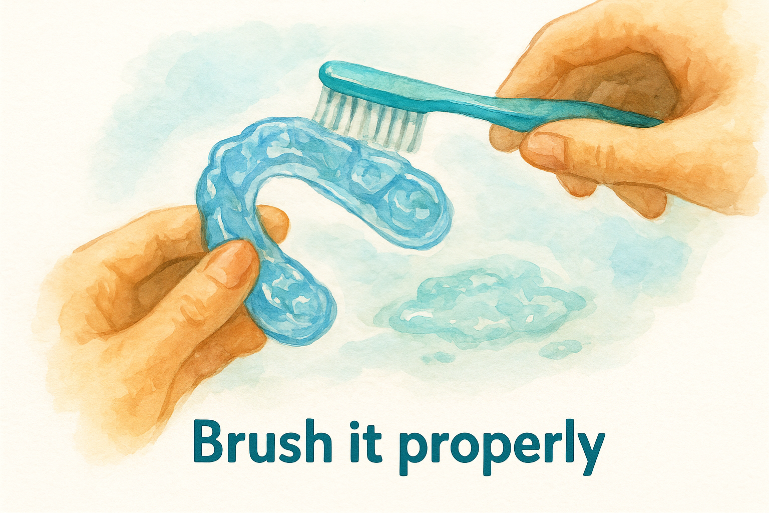 Brush it properly
