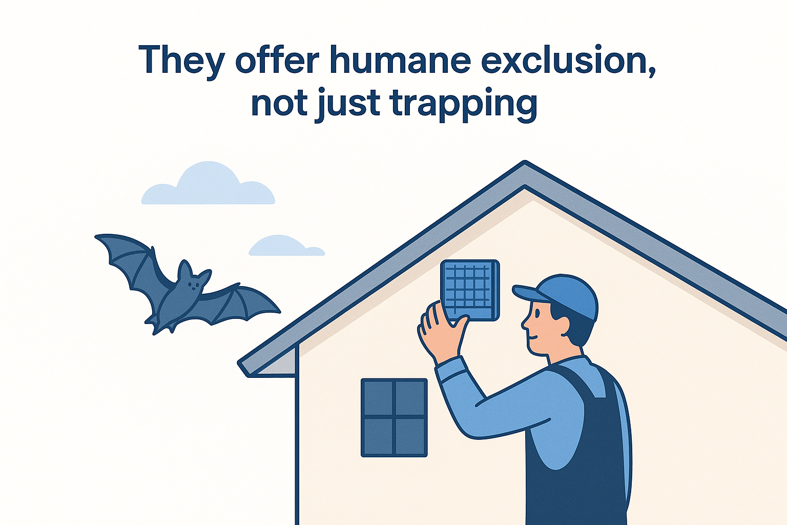1. They offer humane exclusion, not just trapping
