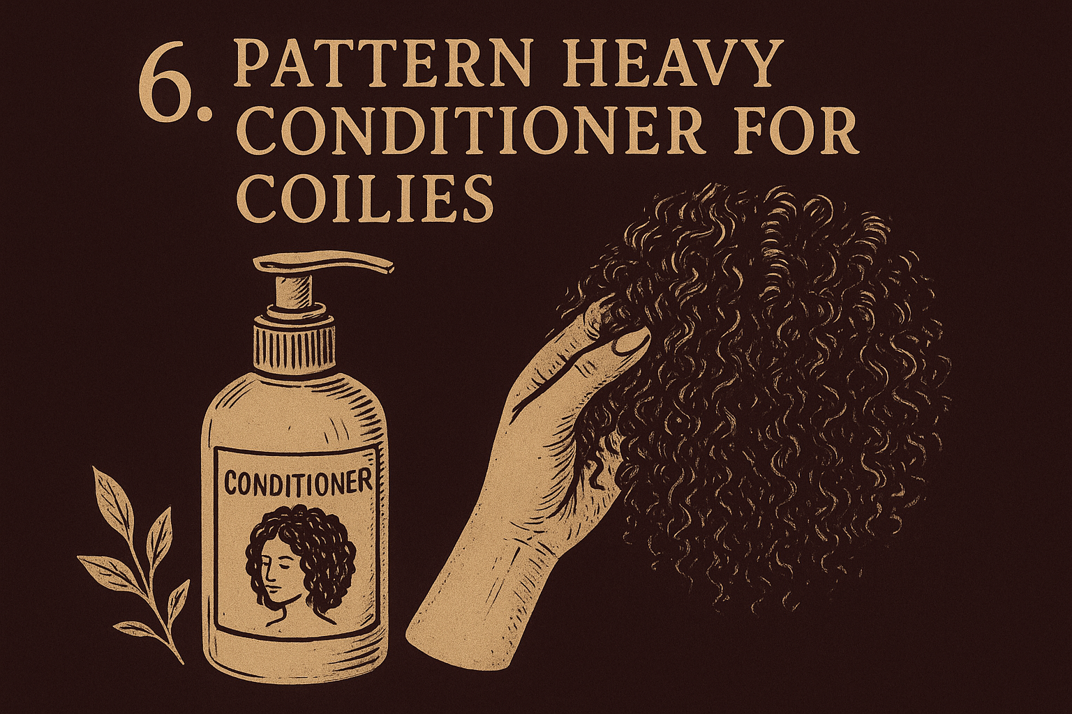 6. Pattern Heavy Conditioner for Coilies