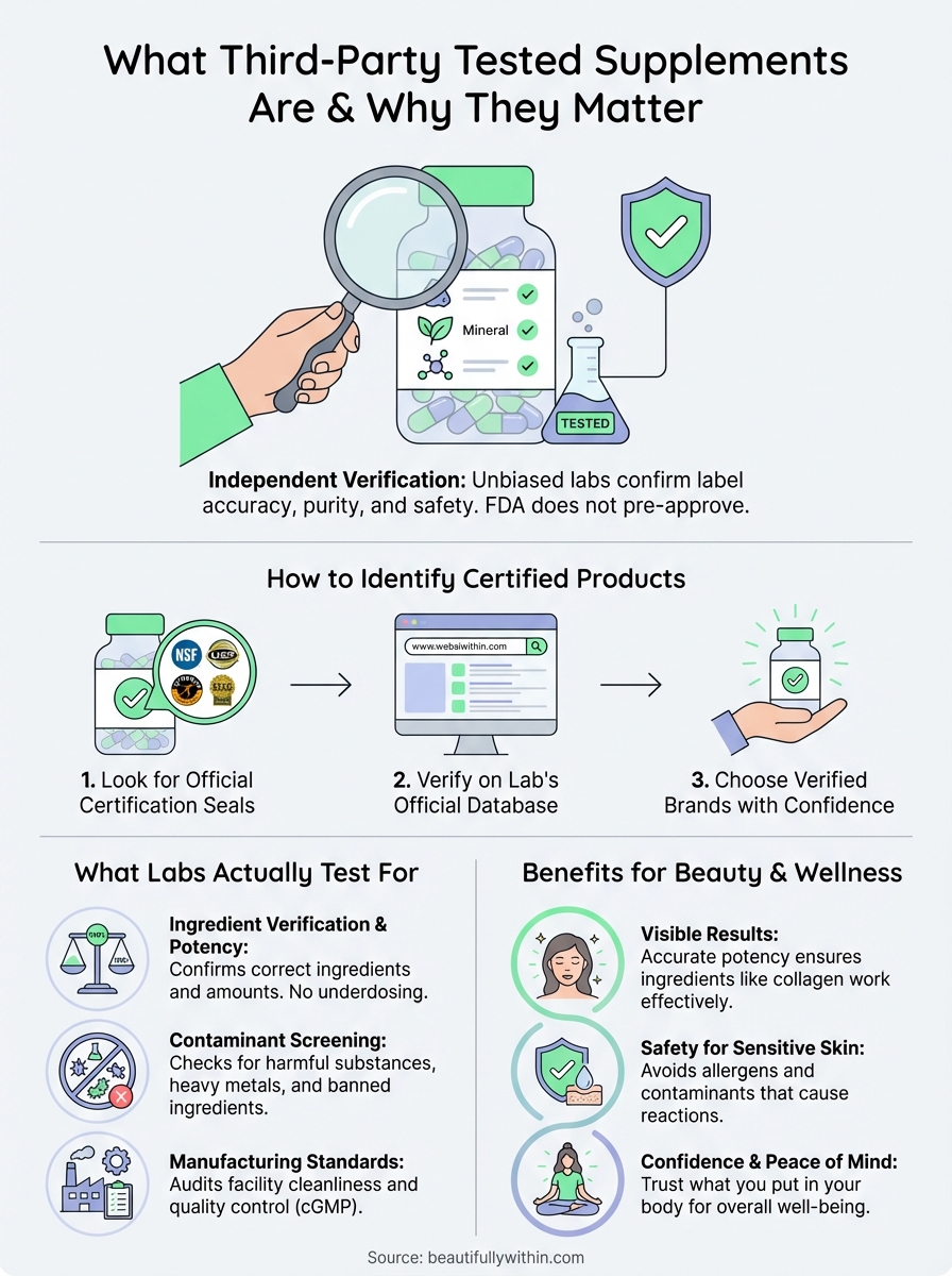 third party tested supplements infographic