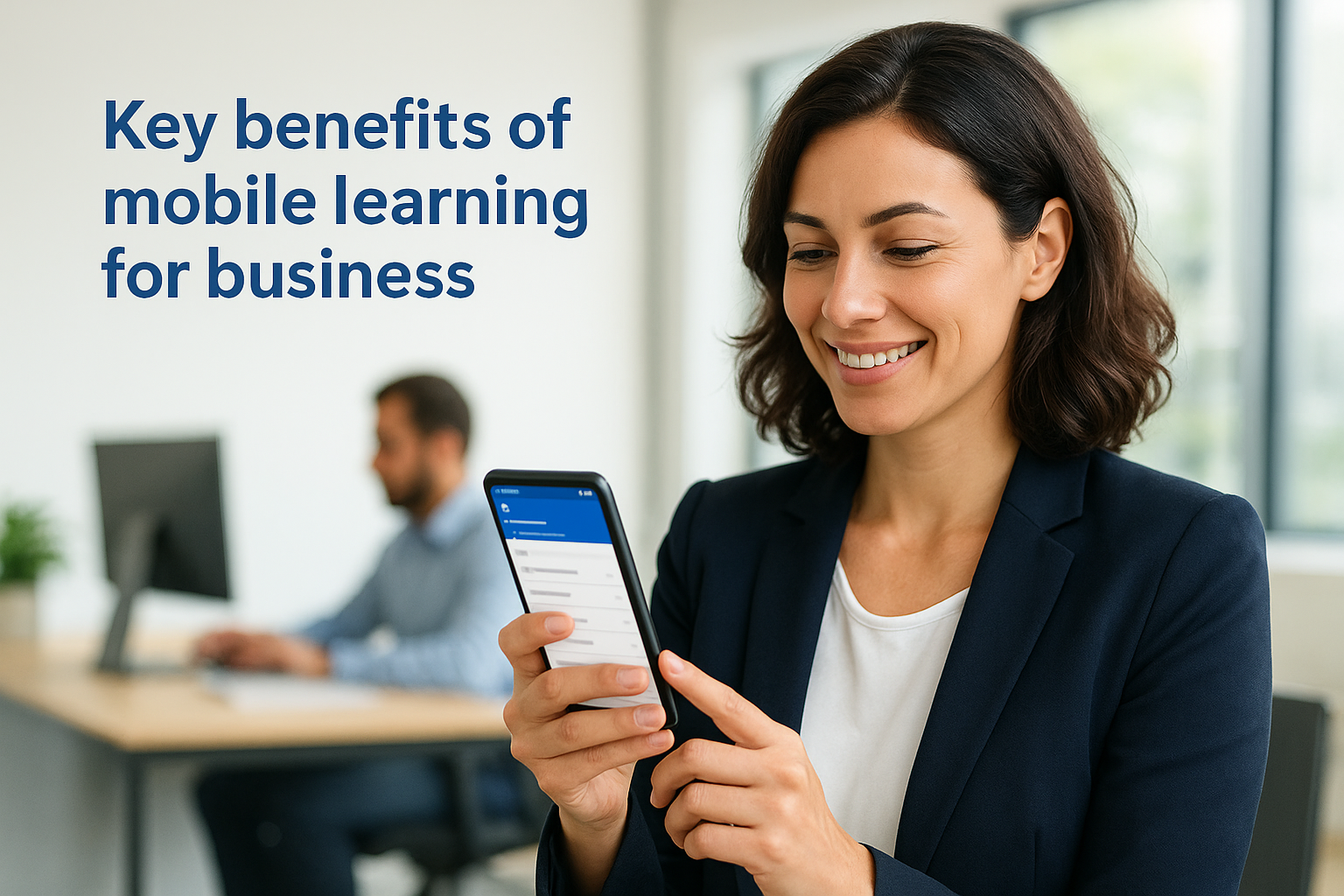 Key benefits of mobile learning for business
