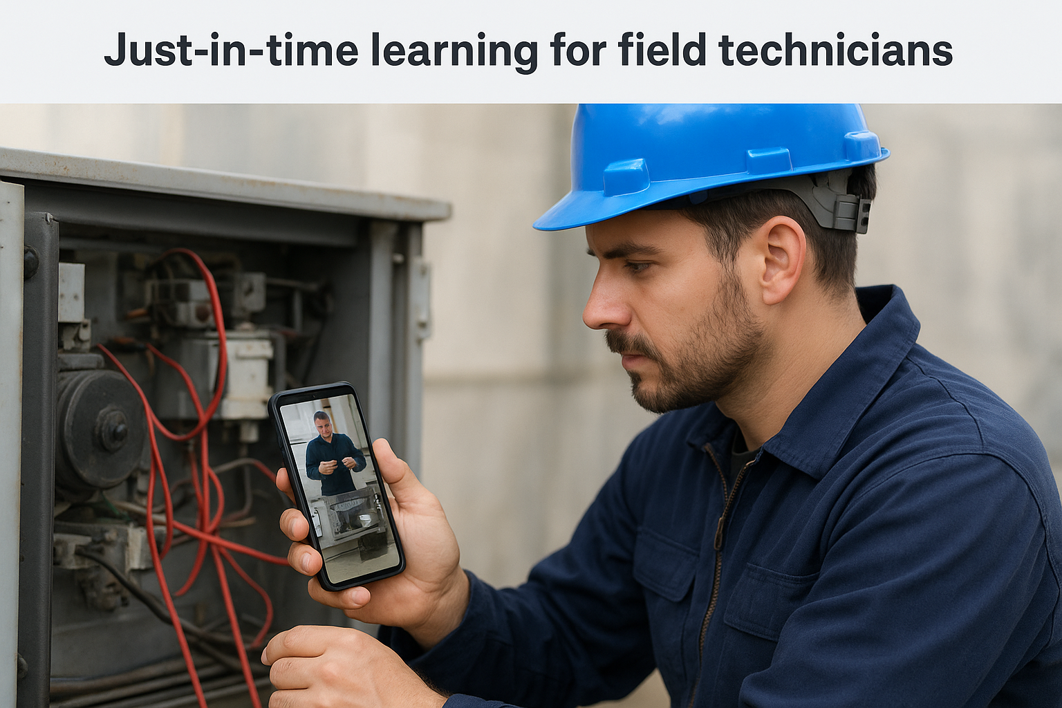 Just-in-time learning for field technicians