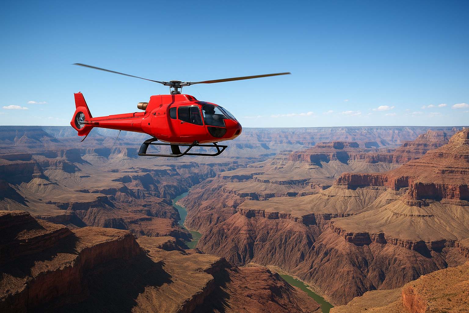10. Take a helicopter flight to the Grand Canyon