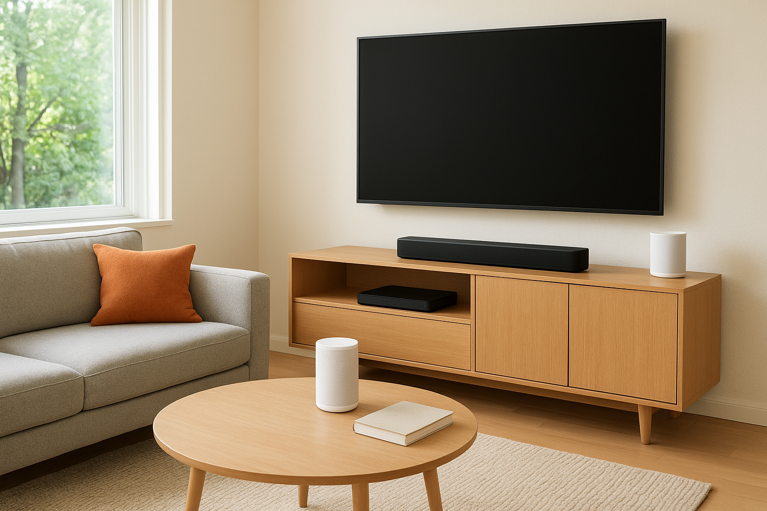 Match the speaker to the room