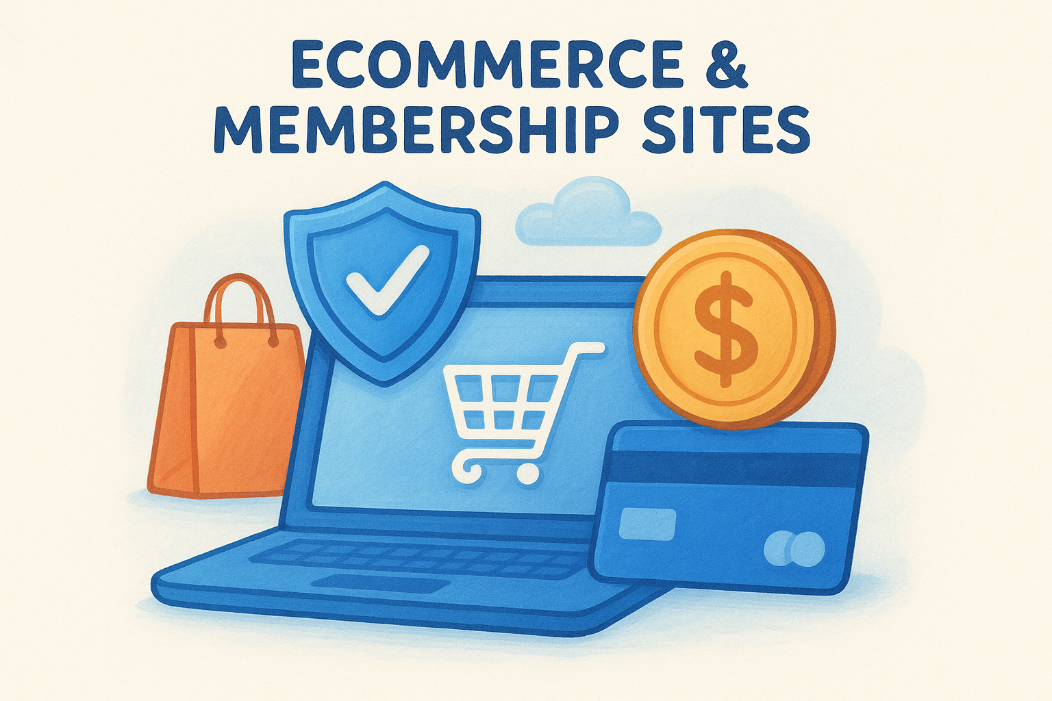 Ecommerce and membership sites
