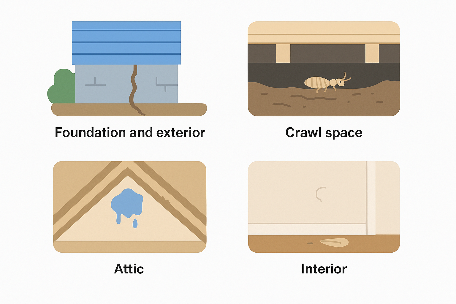 Areas and warning signs