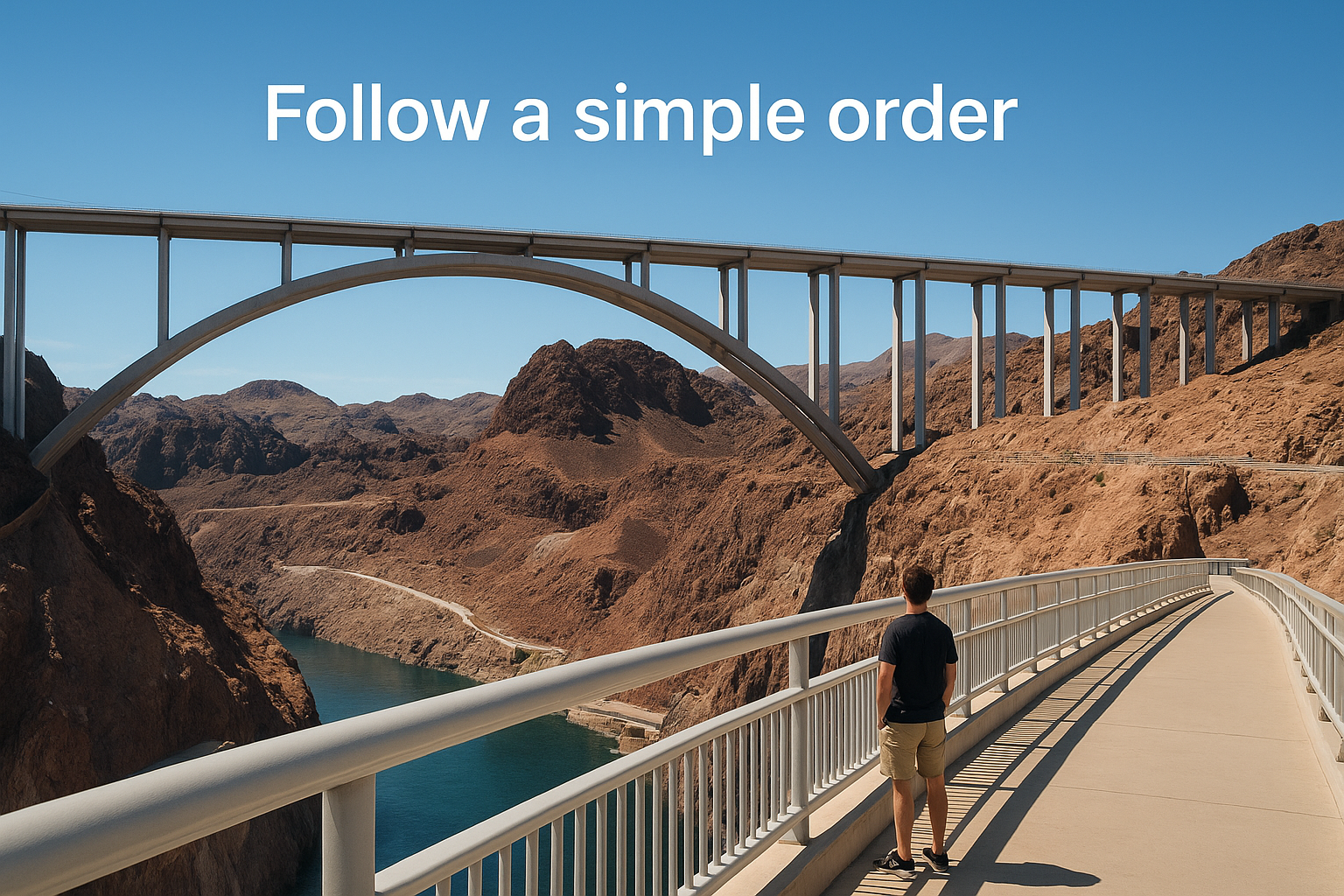 Follow a simple order