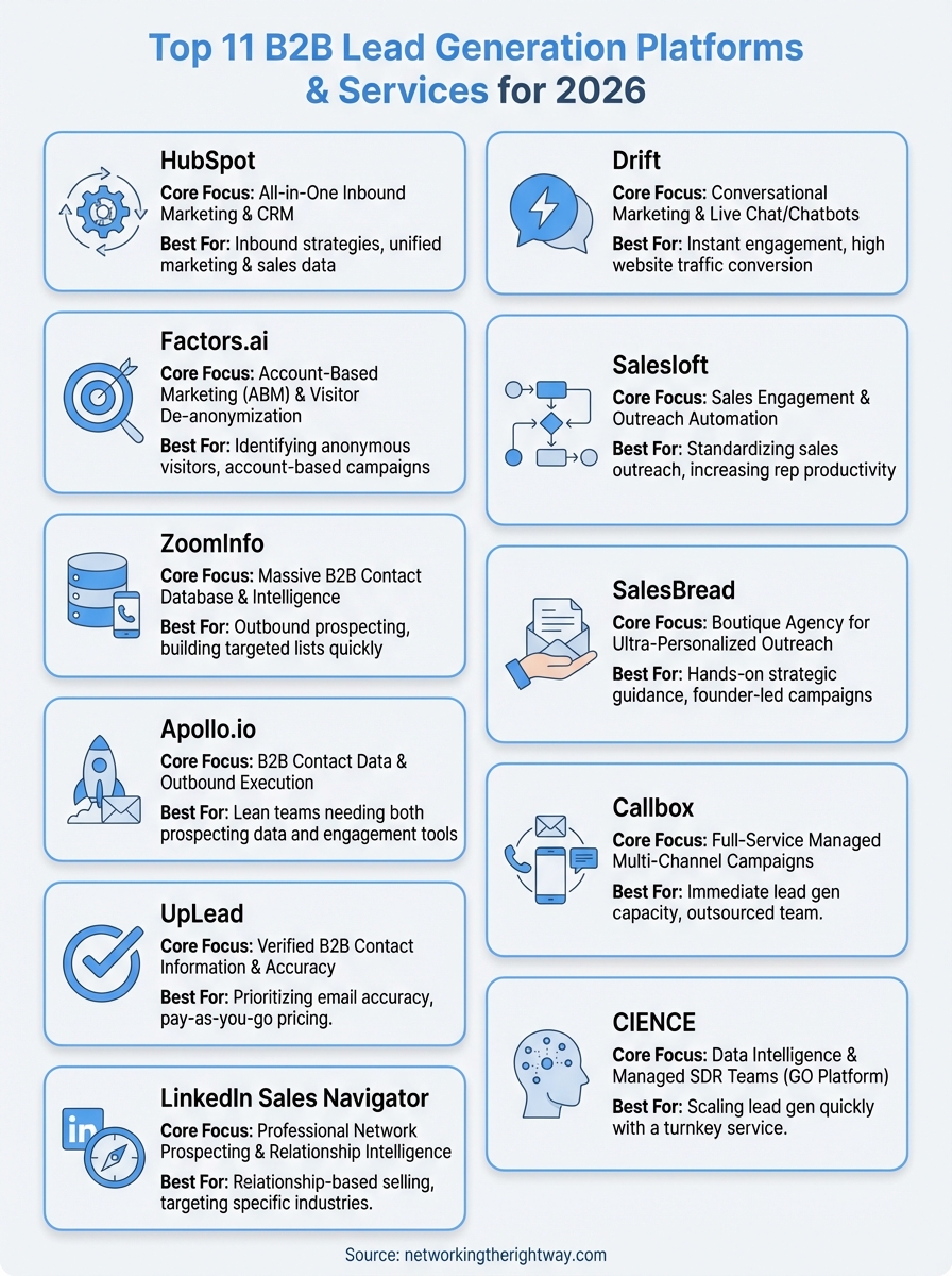 Top 11 B2B Lead Generation Platforms and Services for 2026 - Networking ...