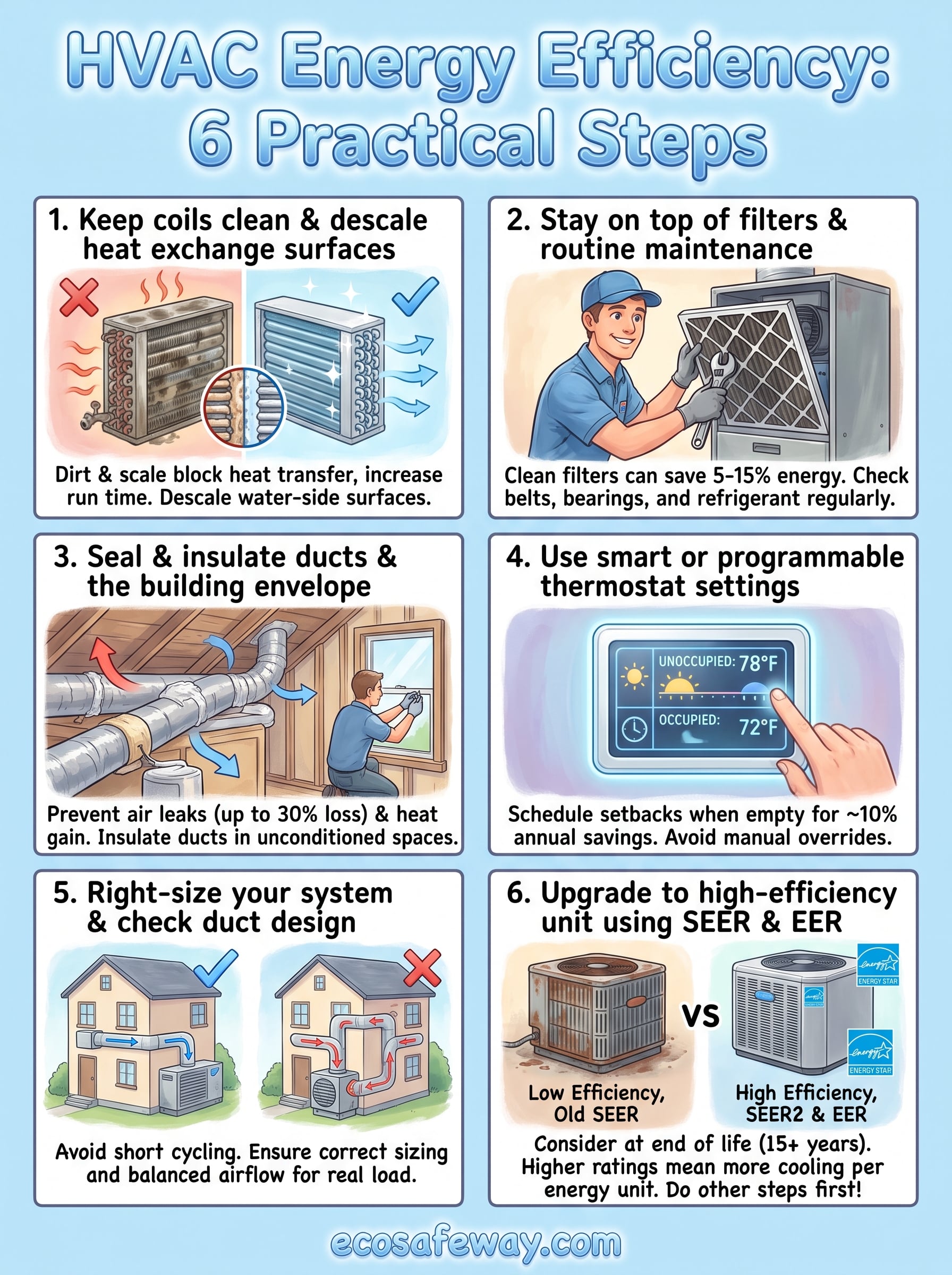 hvac energy efficiency infographic