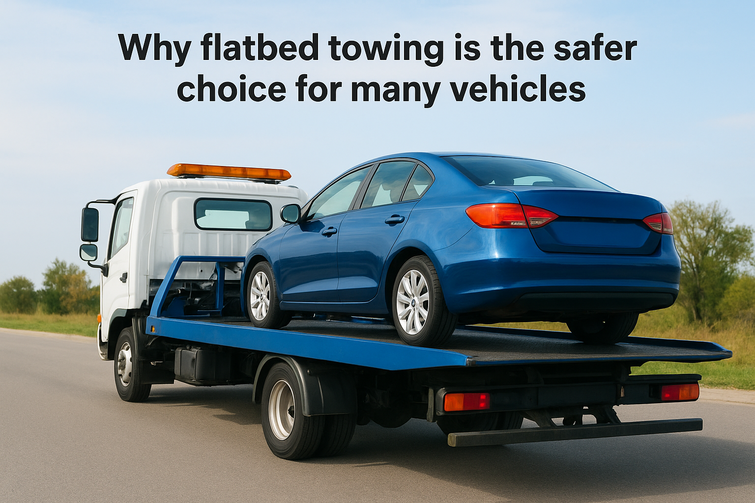 Flatbed Towing Service near Me: Costs and 24/7 Availability Why flatbed towing is the safer choice for many vehicles