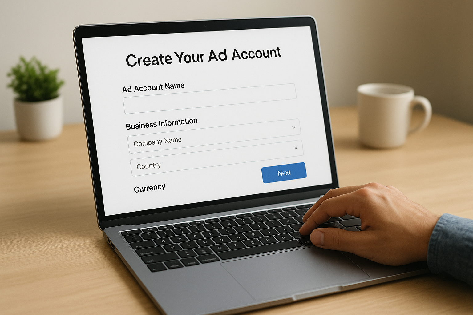 Create your ad account