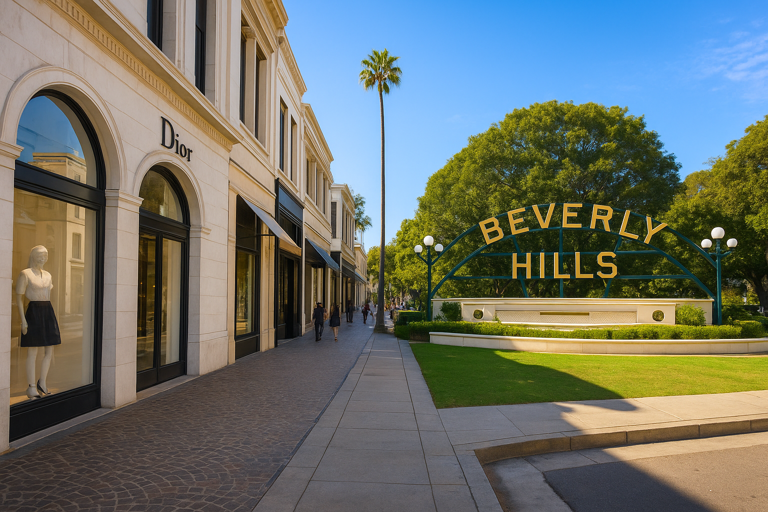 7. Rodeo Drive and Beverly Hills