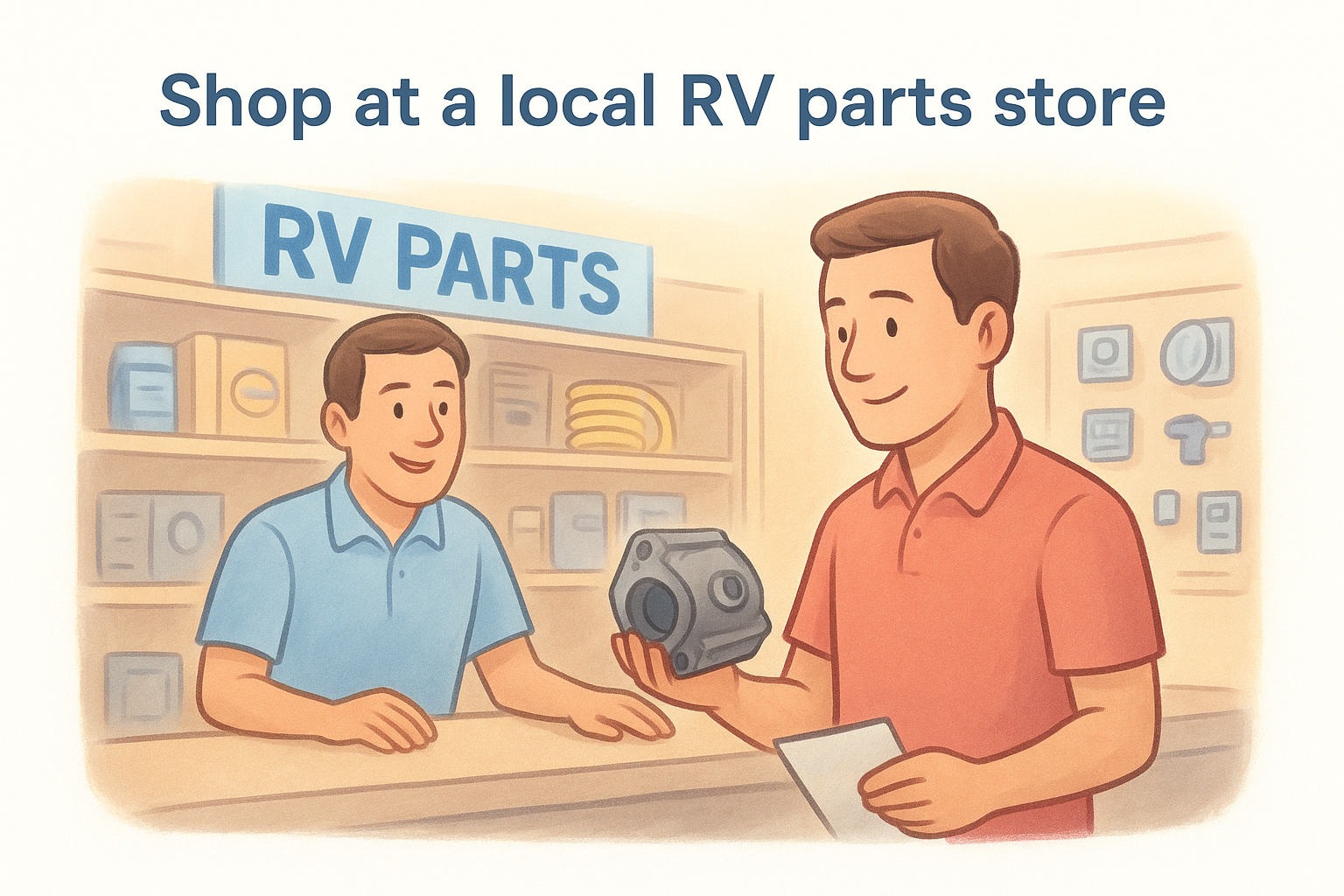 4. Shop at a local RV parts store