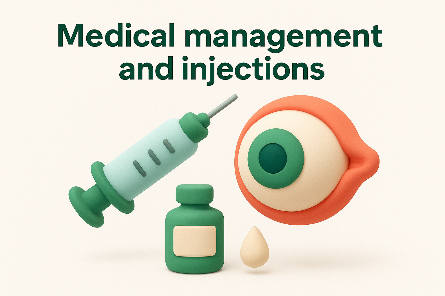 Medical management and injections
