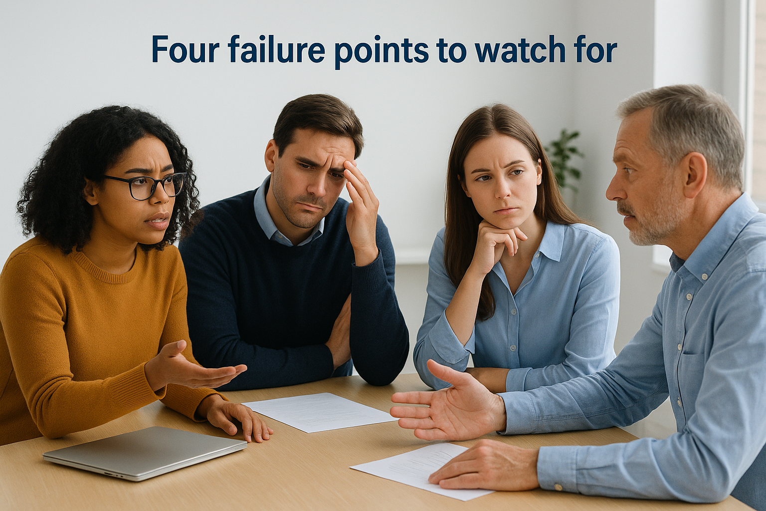 Four failure points to watch for