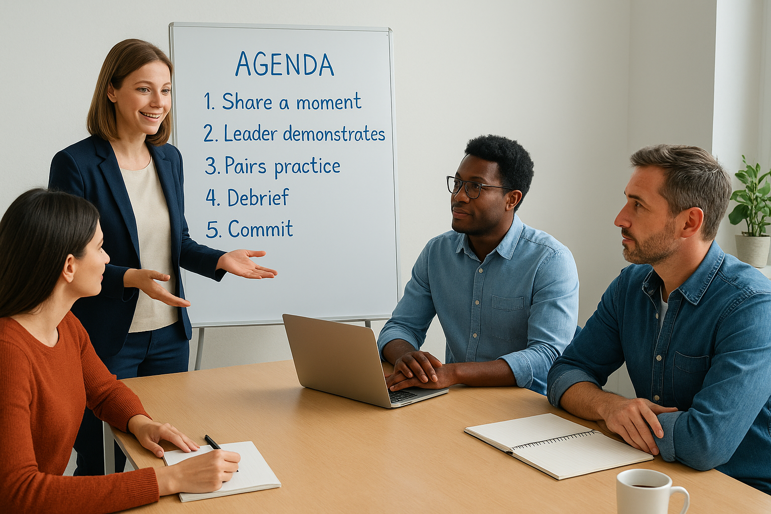 Use the same agenda every time