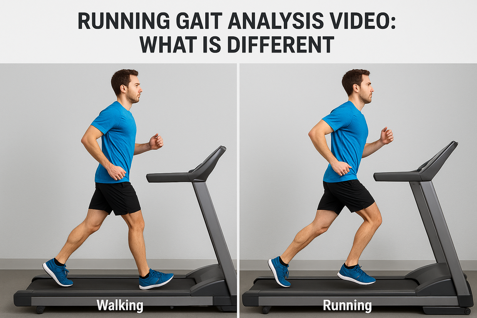 Running gait analysis video: what is different