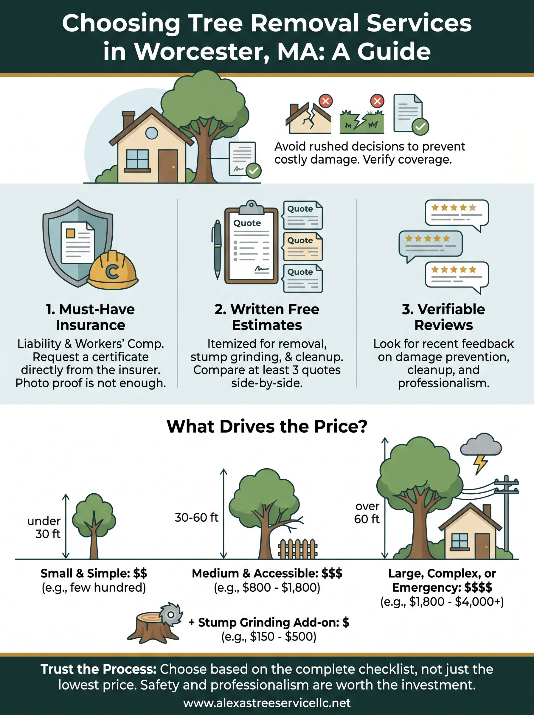 tree removal services infographic