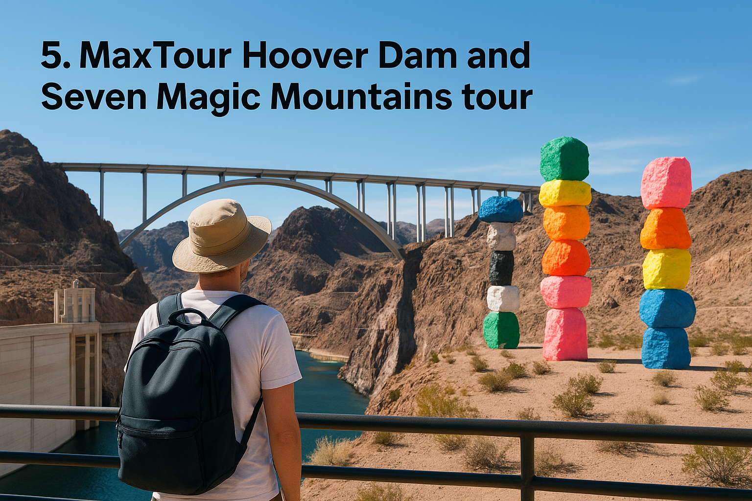 5. MaxTour Hoover Dam and Seven Magic Mountains tour