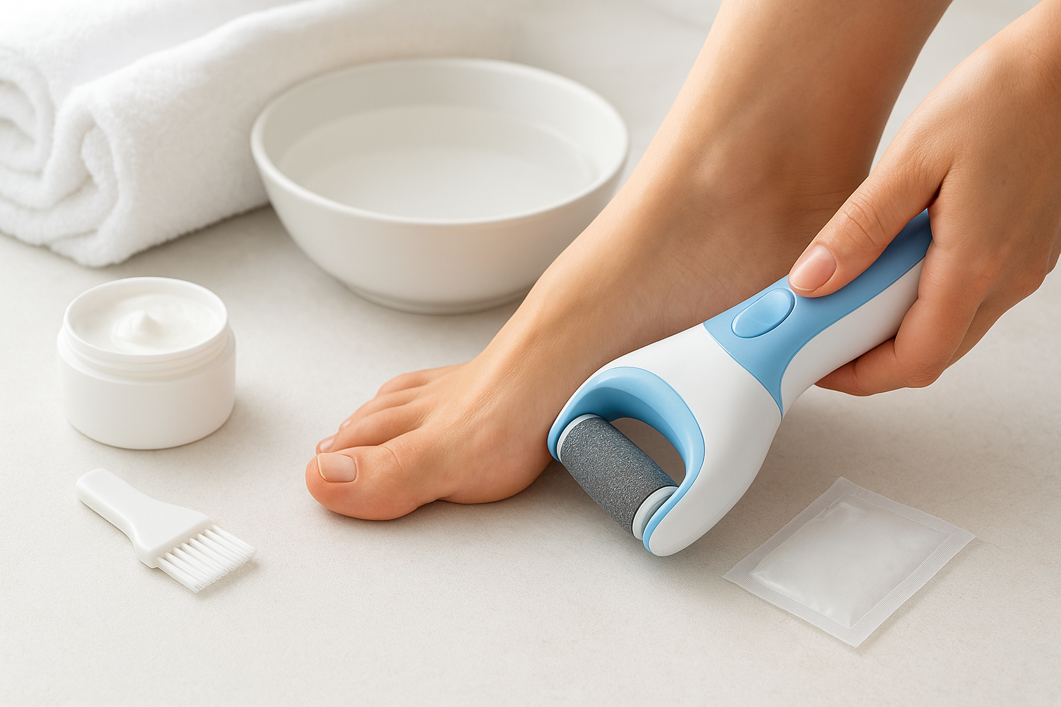 5. Electric foot files for effortless smoothing