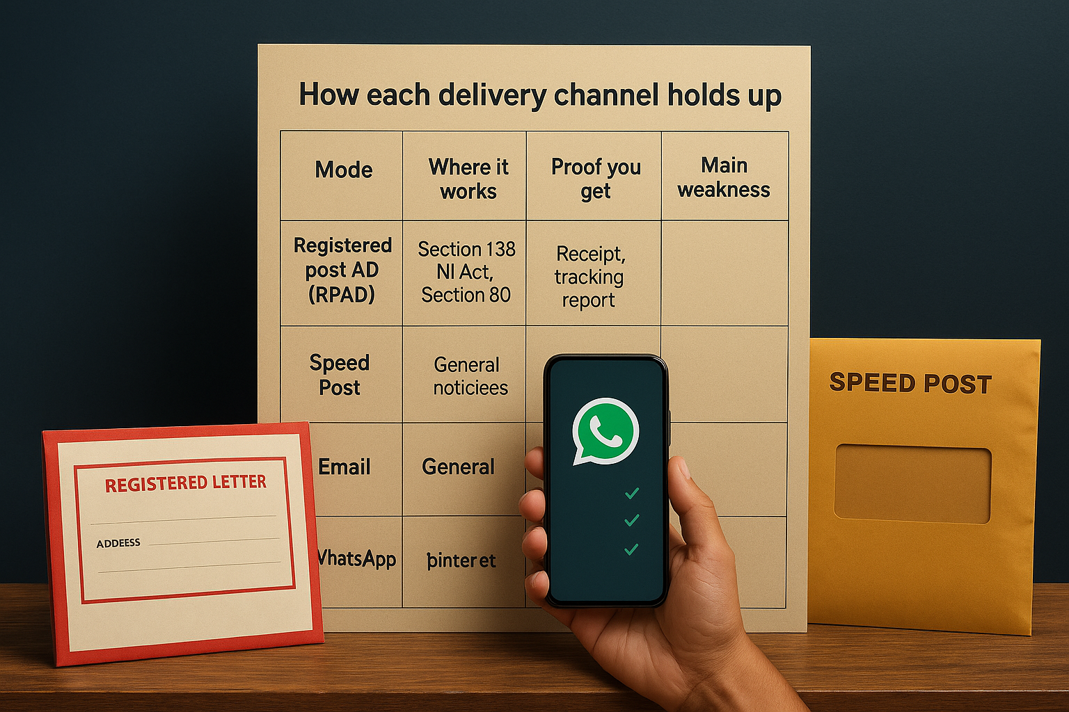 How each delivery channel holds up