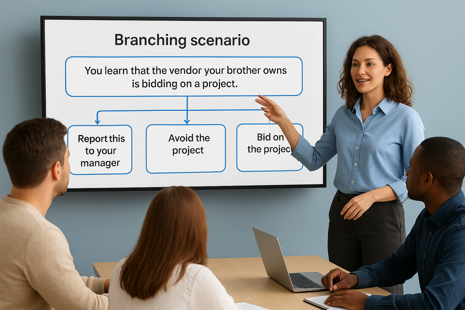 Build branching scenarios
