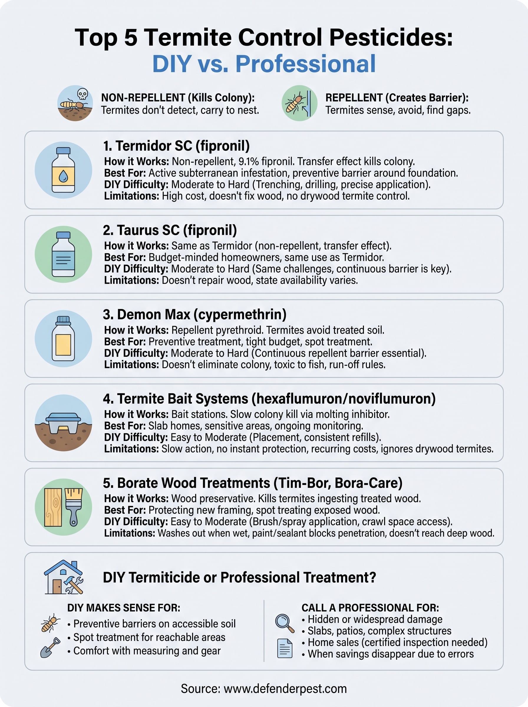 termite control pesticide infographic