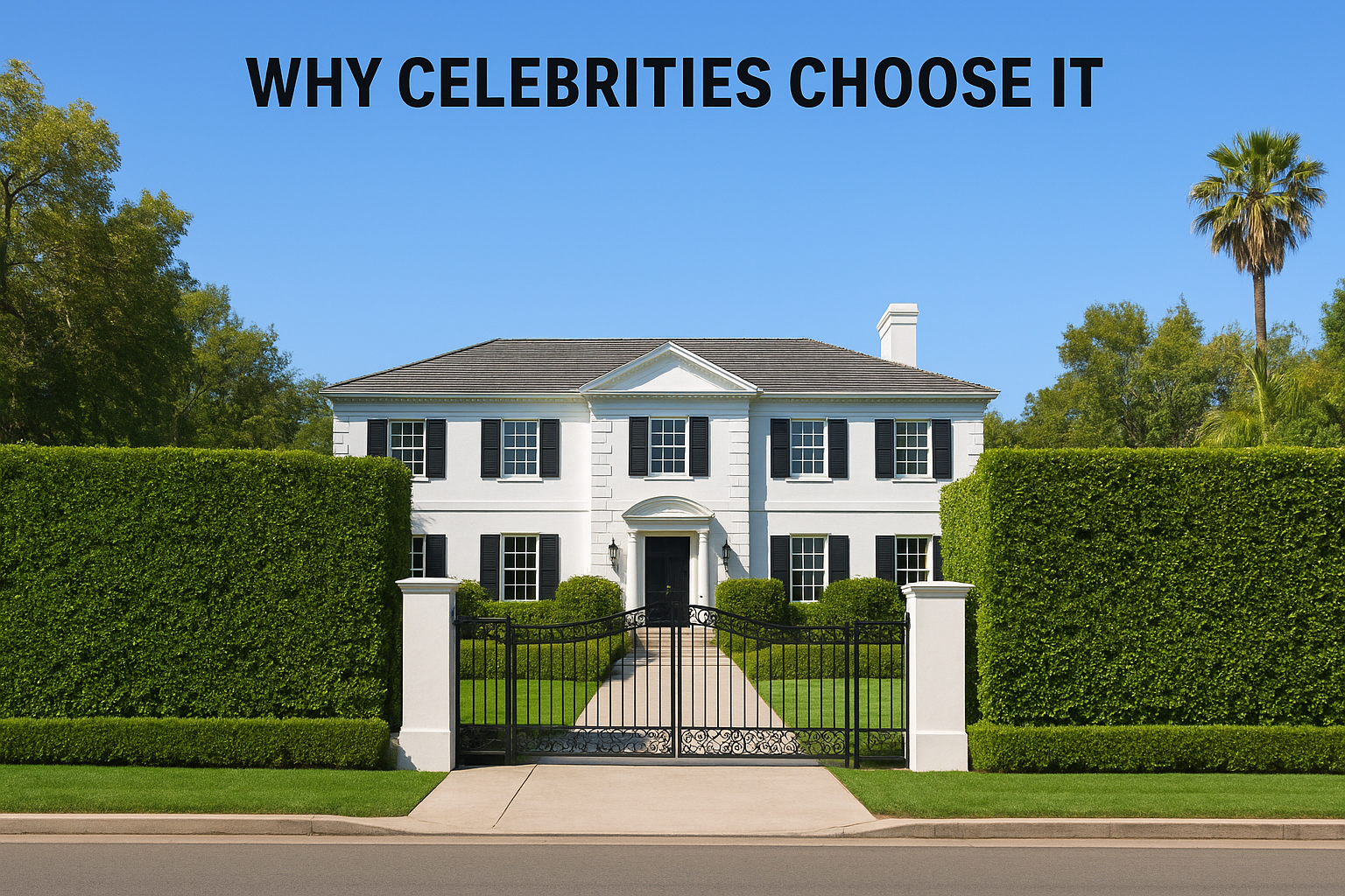 Why celebrities choose it