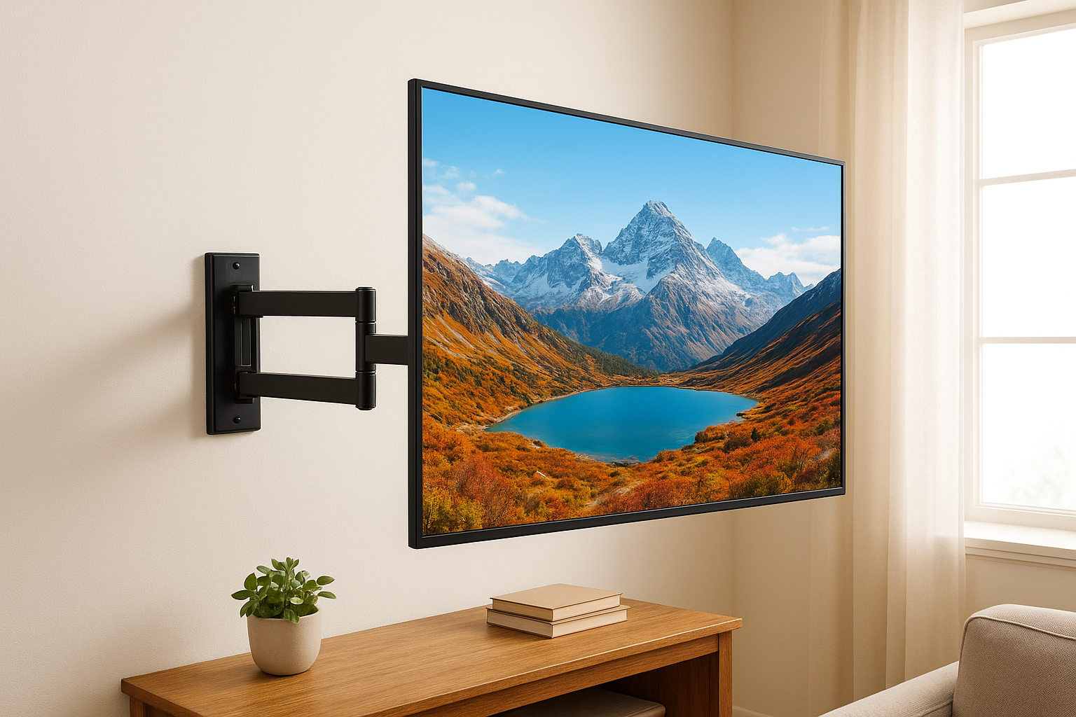 1. Mount-It! Full Motion TV Wall Mount with Extra Long Extension