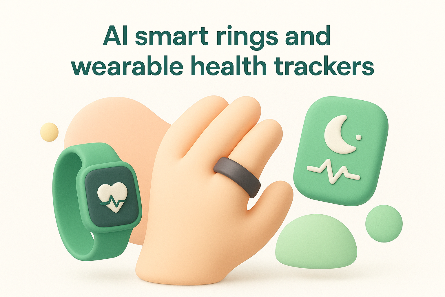 3. AI smart rings and wearable health trackers