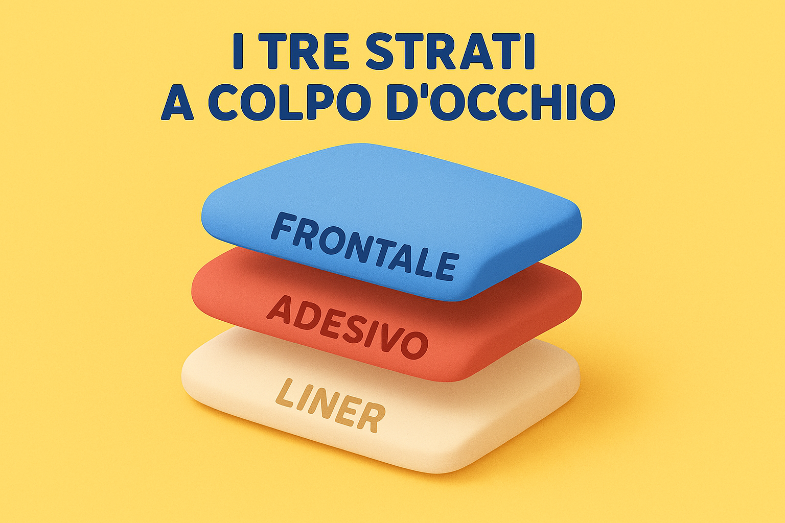 I tre strati a colpo d'occhio