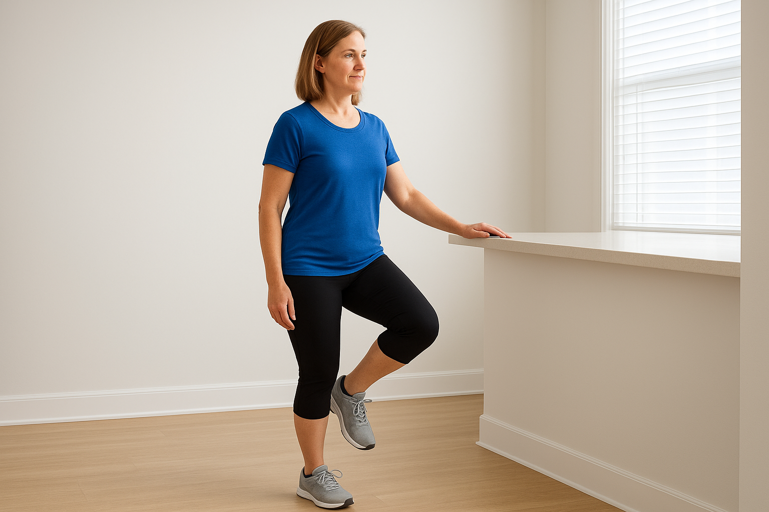 8. Single-leg stance (balance and gait confidence)