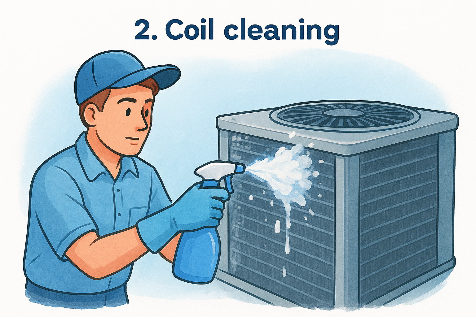 2. Coil cleaning