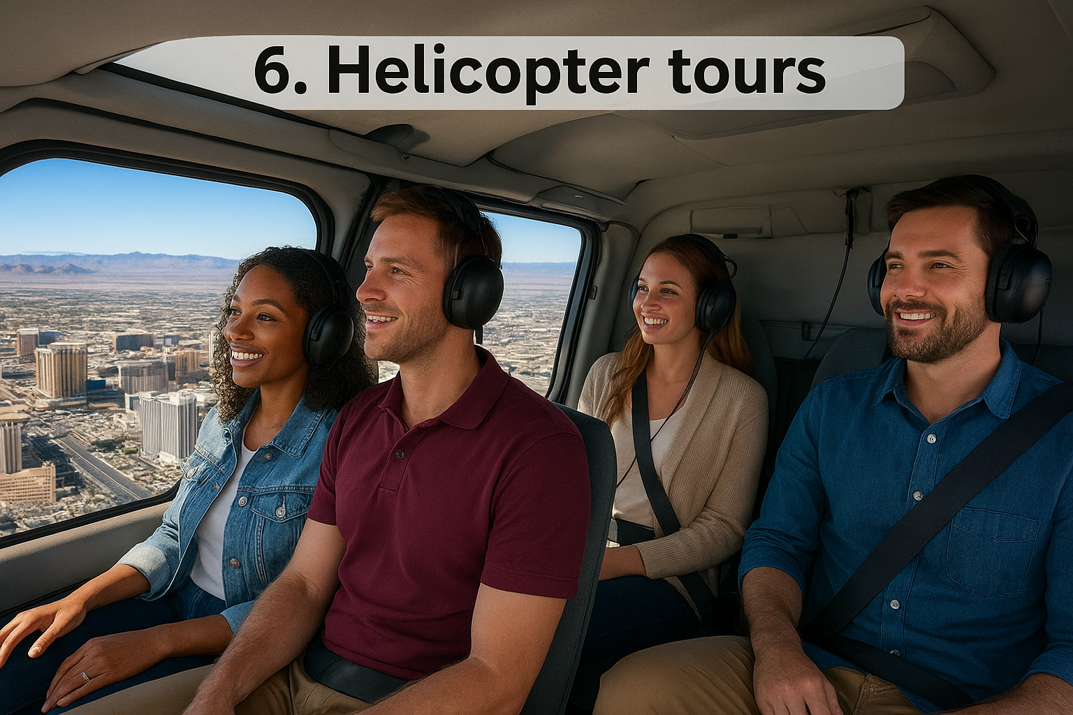 6. Helicopter tours