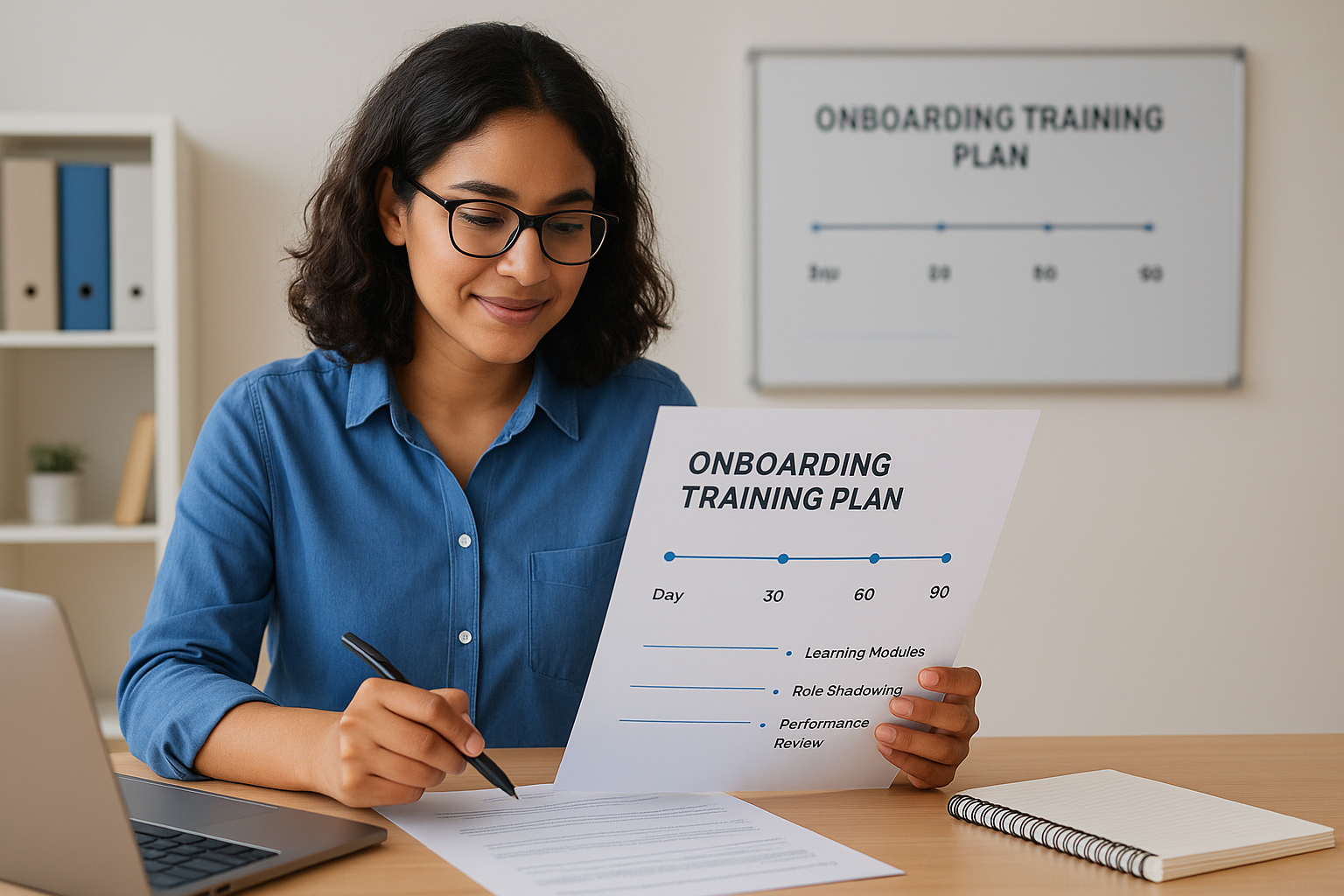 What a new hire onboarding training plan covers
