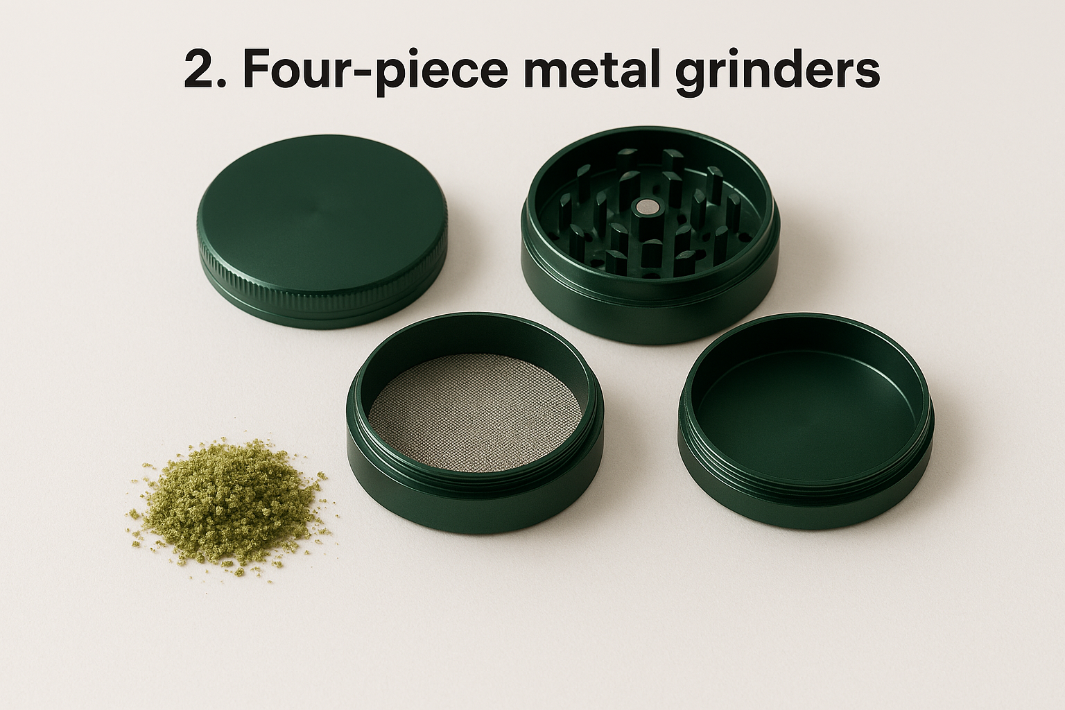 2. Four-piece metal grinders