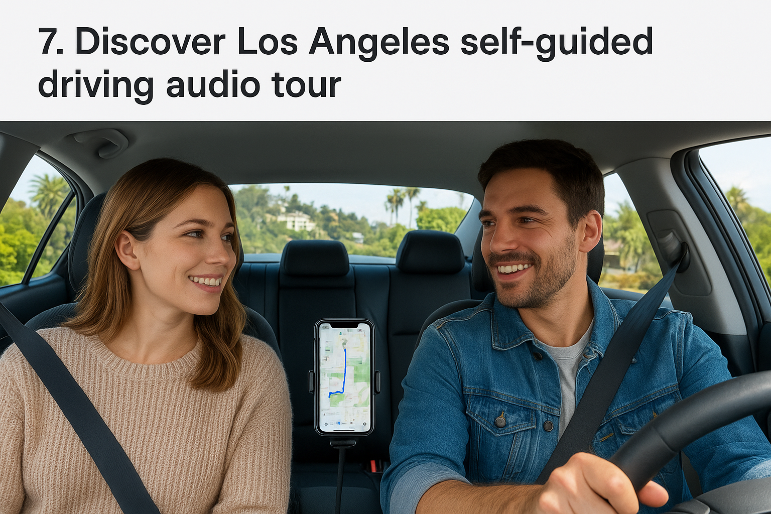 7. Discover Los Angeles self-guided driving audio tour