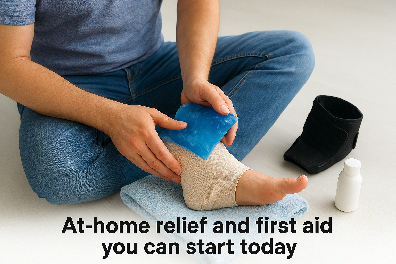 At-home relief and first aid you can start today