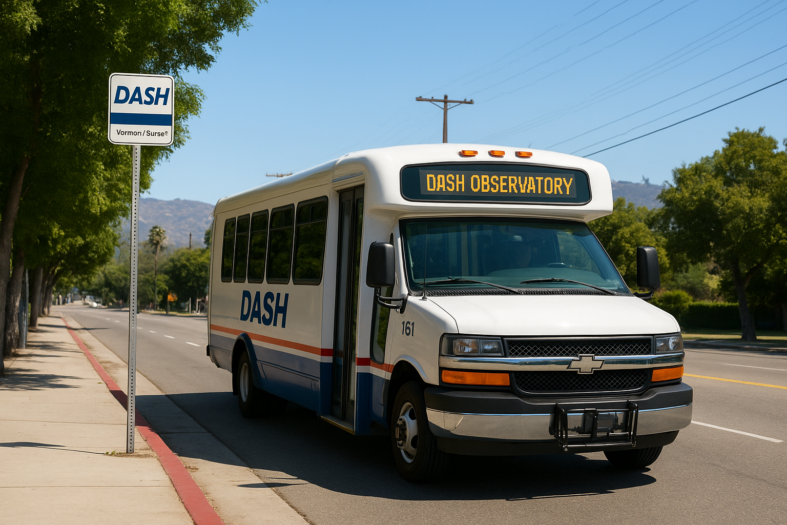 Step 1. Take the DASH bus from Vermont/Sunset