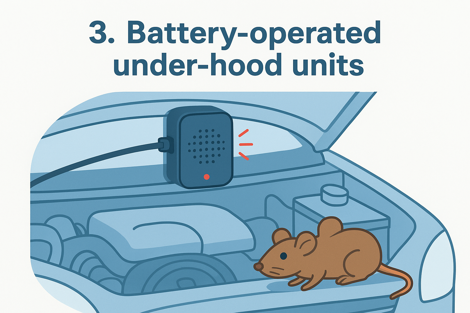 3. Battery-operated under-hood units