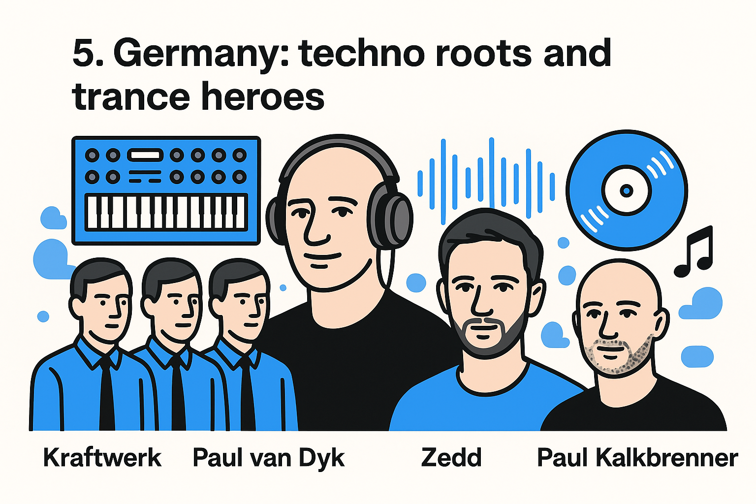 5. Germany: techno roots and trance heroes