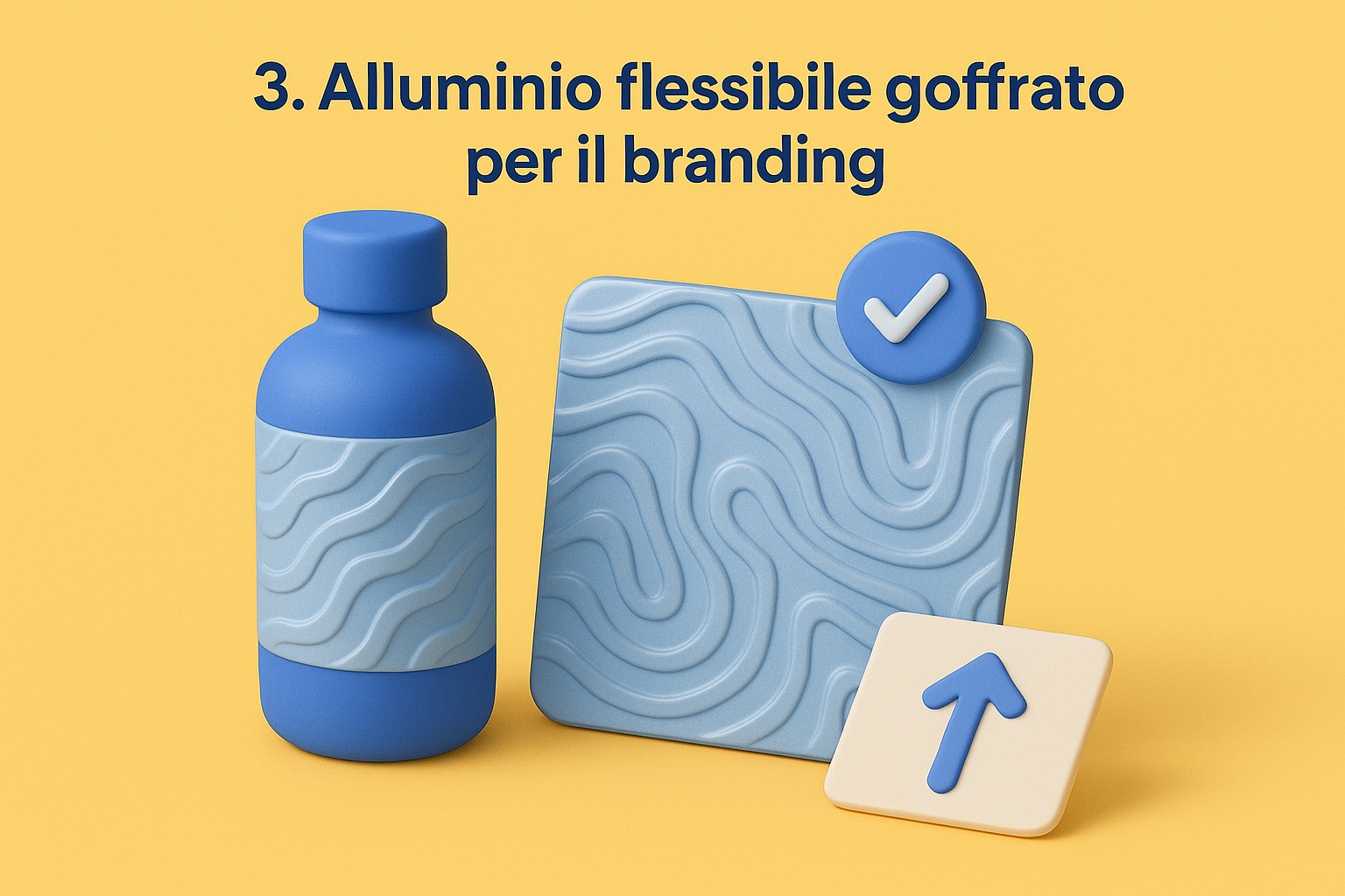 3. Alluminio flessibile goffrato per il branding