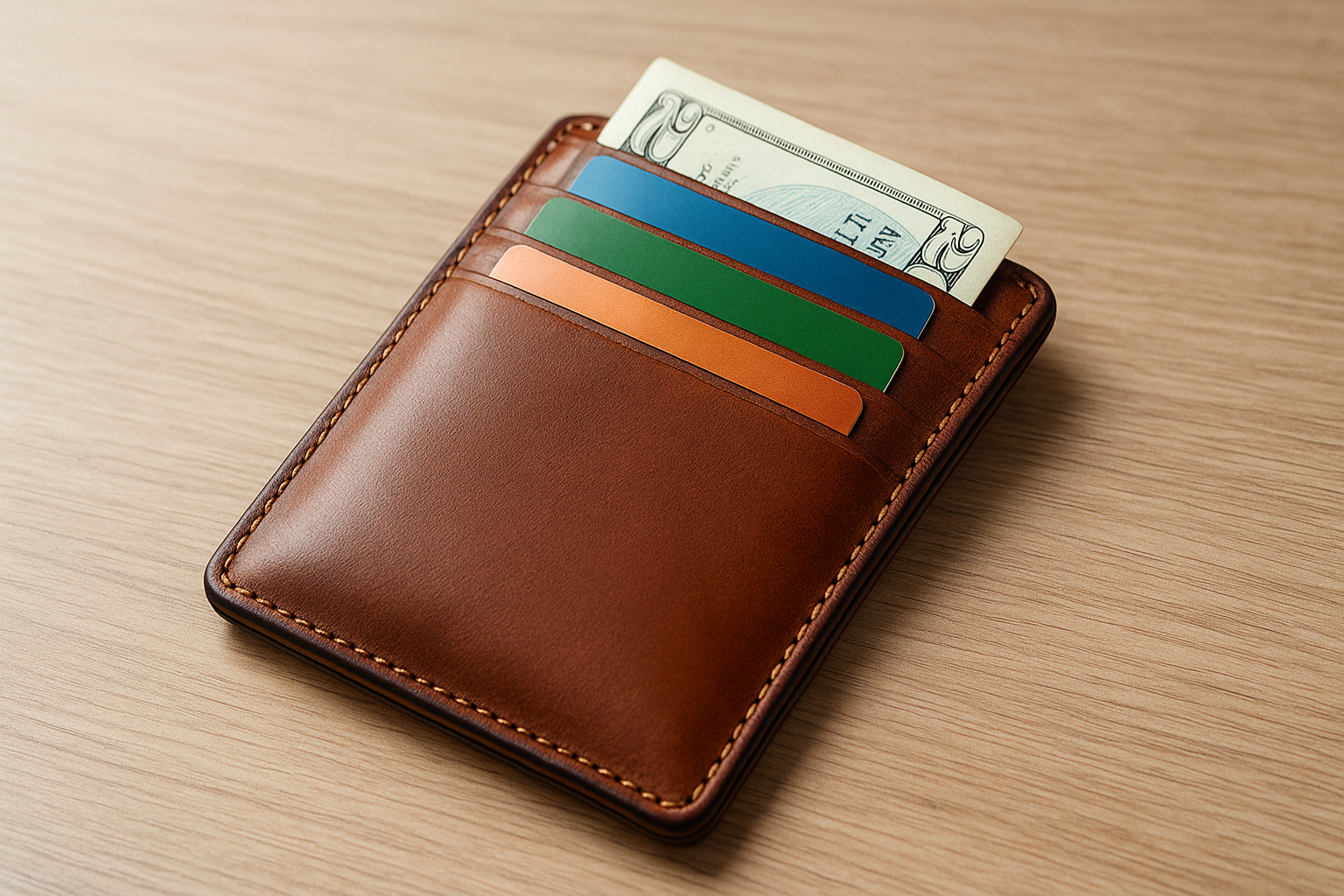 4. Hochwertige Geldbörse