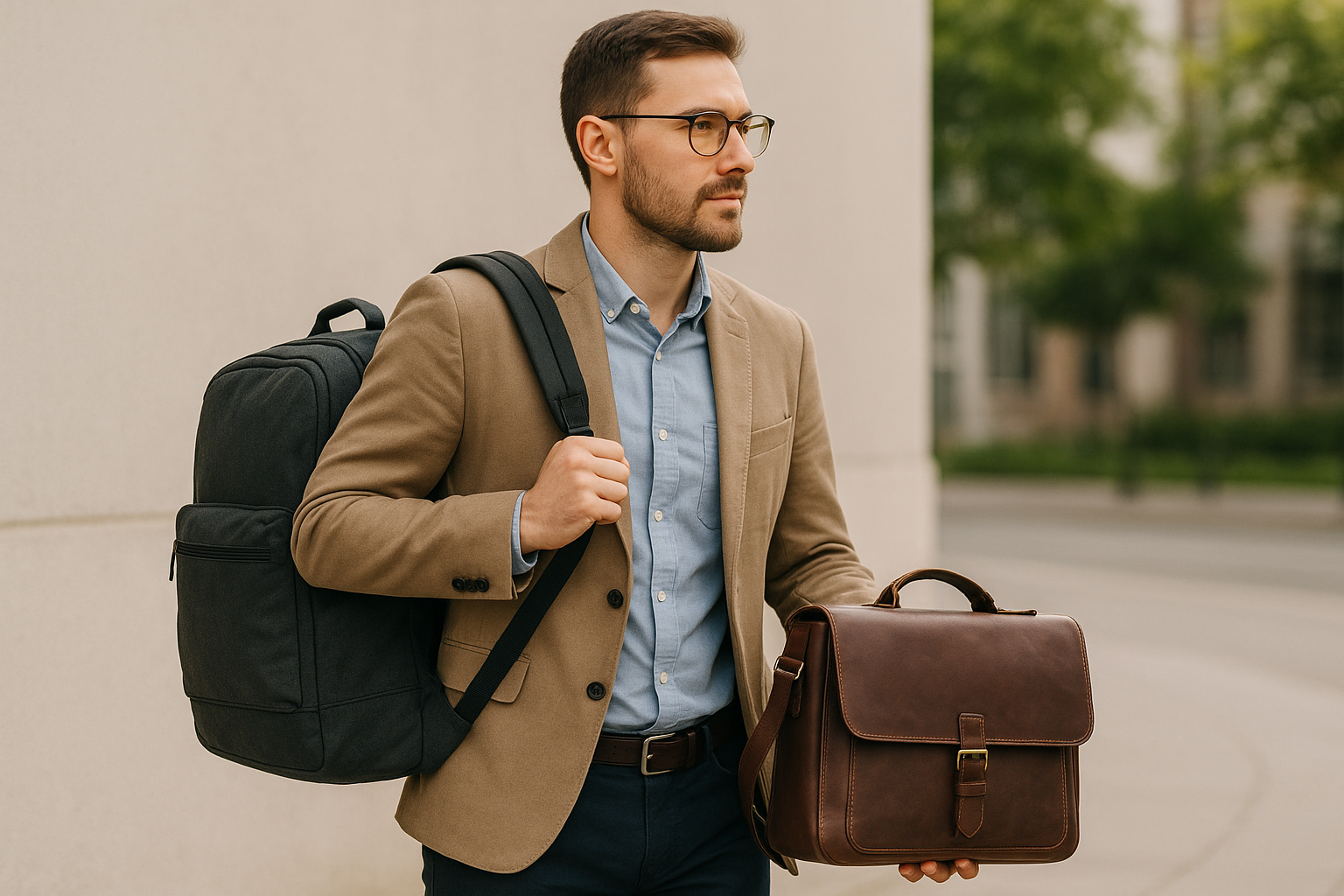 Rucksack, Messenger oder Aktentasche