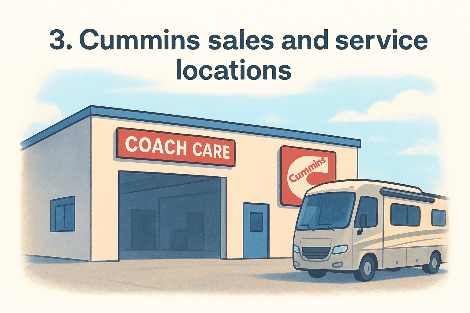 3. Cummins sales and service locations