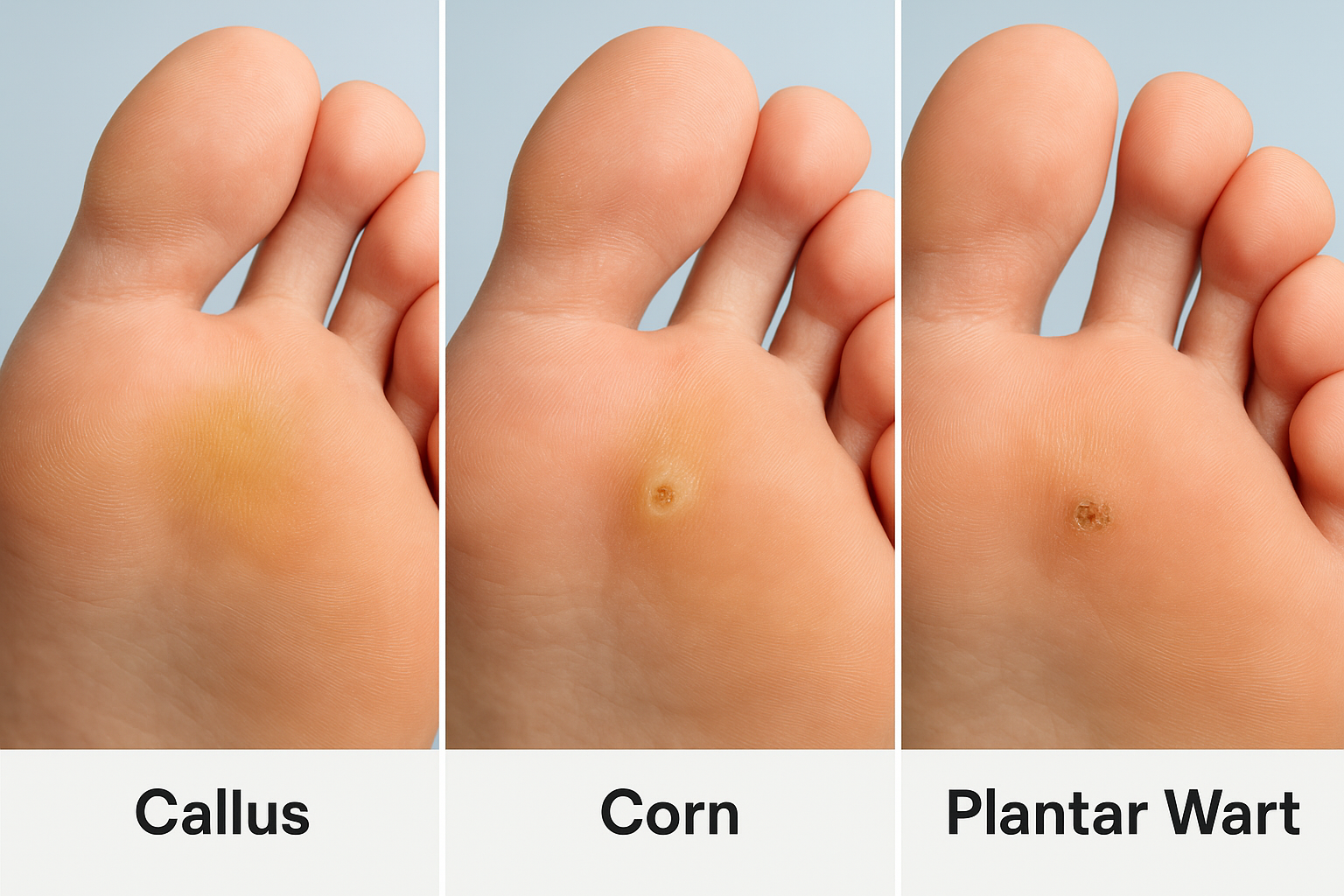 Callus, corn or plantar wart