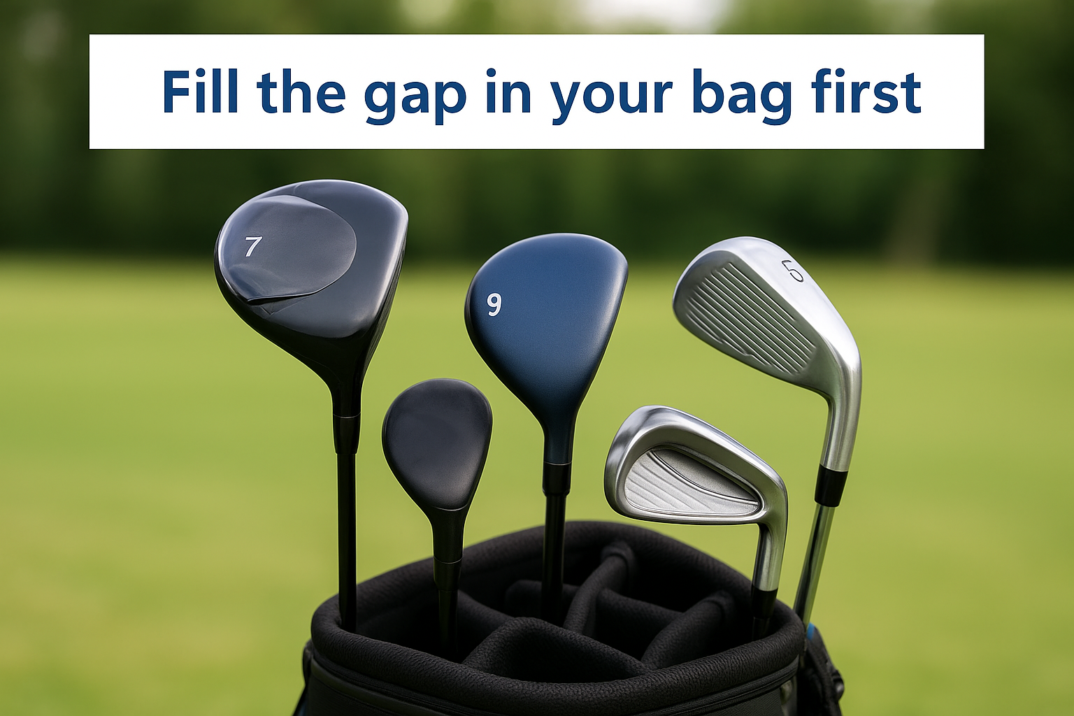 Fill the gap in your bag first
