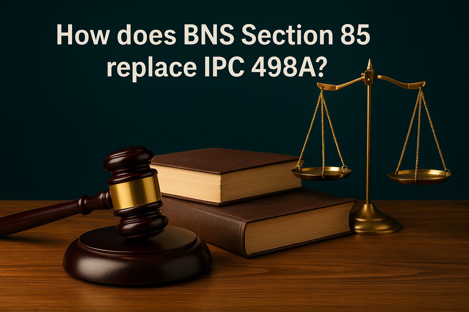 How does BNS Section 85 replace IPC 498A?