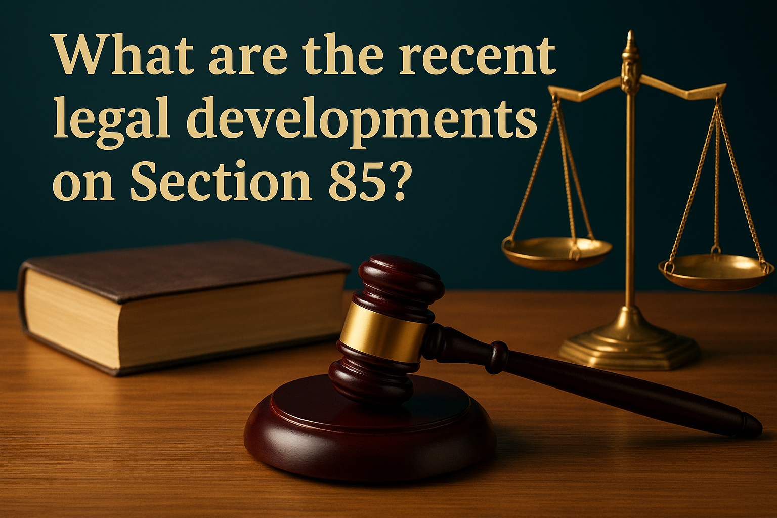 What are the recent legal developments on Section 85?